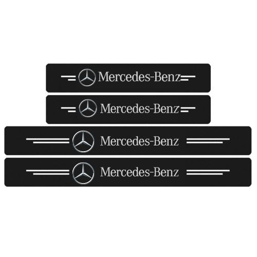 Adesivos de Carbono Para Portas Automotivas CARRO 01 Direct Ofertas Mercedes (4 Peças) 