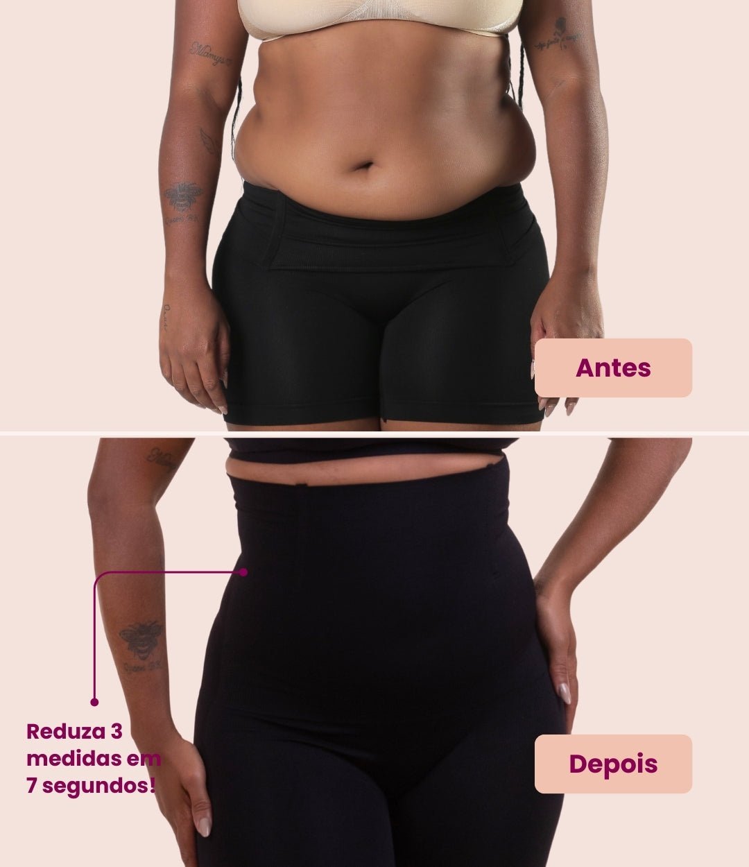 2 Up Shapers - Bermudas Modeladoras que Não Enrolam - Compre 1 Leve 2 - Direct Ofertas