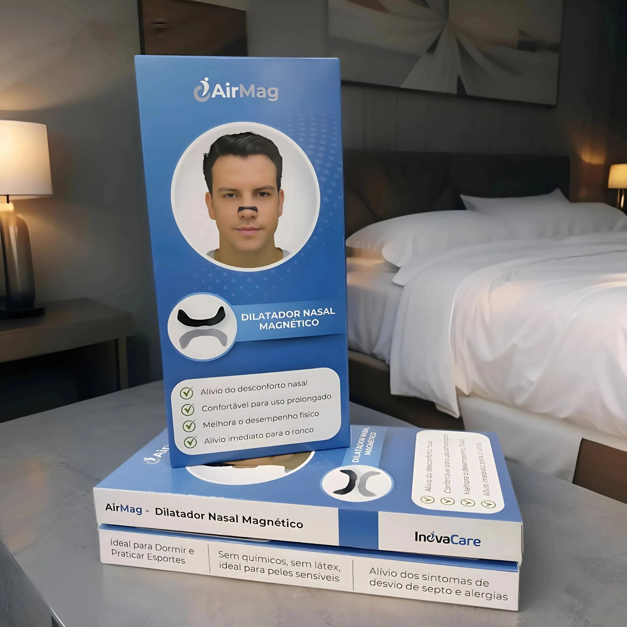 Air Mag - Dilatador Nasal Magnético - Direct Ofertas