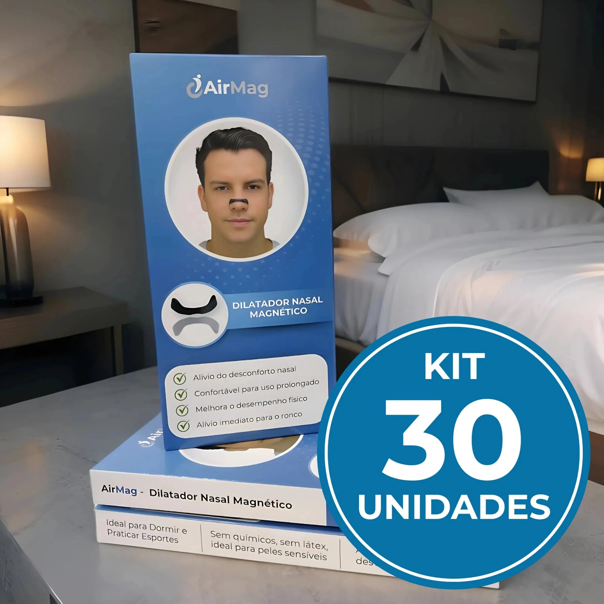 Air Mag - Dilatador Nasal Magnético - Direct Ofertas