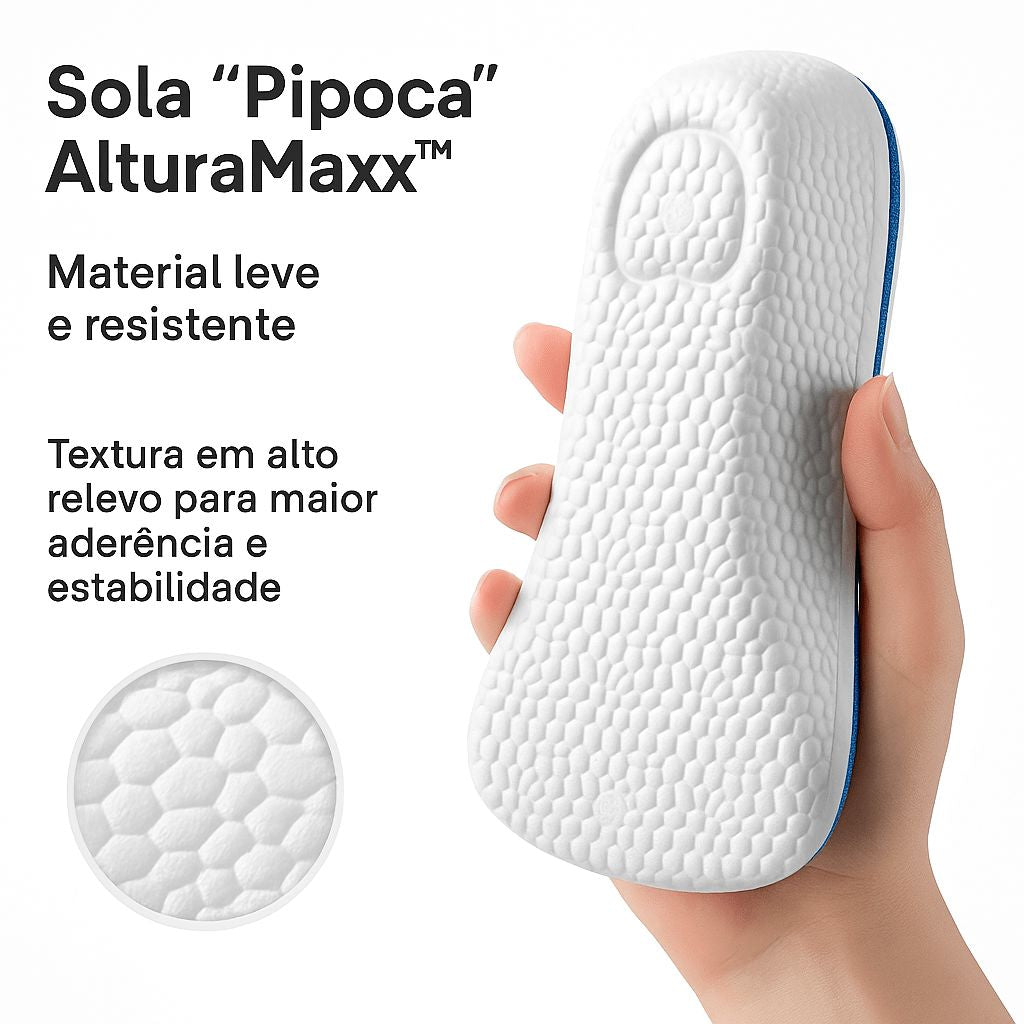 AlturaMaxx™ – Palmilha Ortopédica Invisível +3,5cm - Direct Ofertas