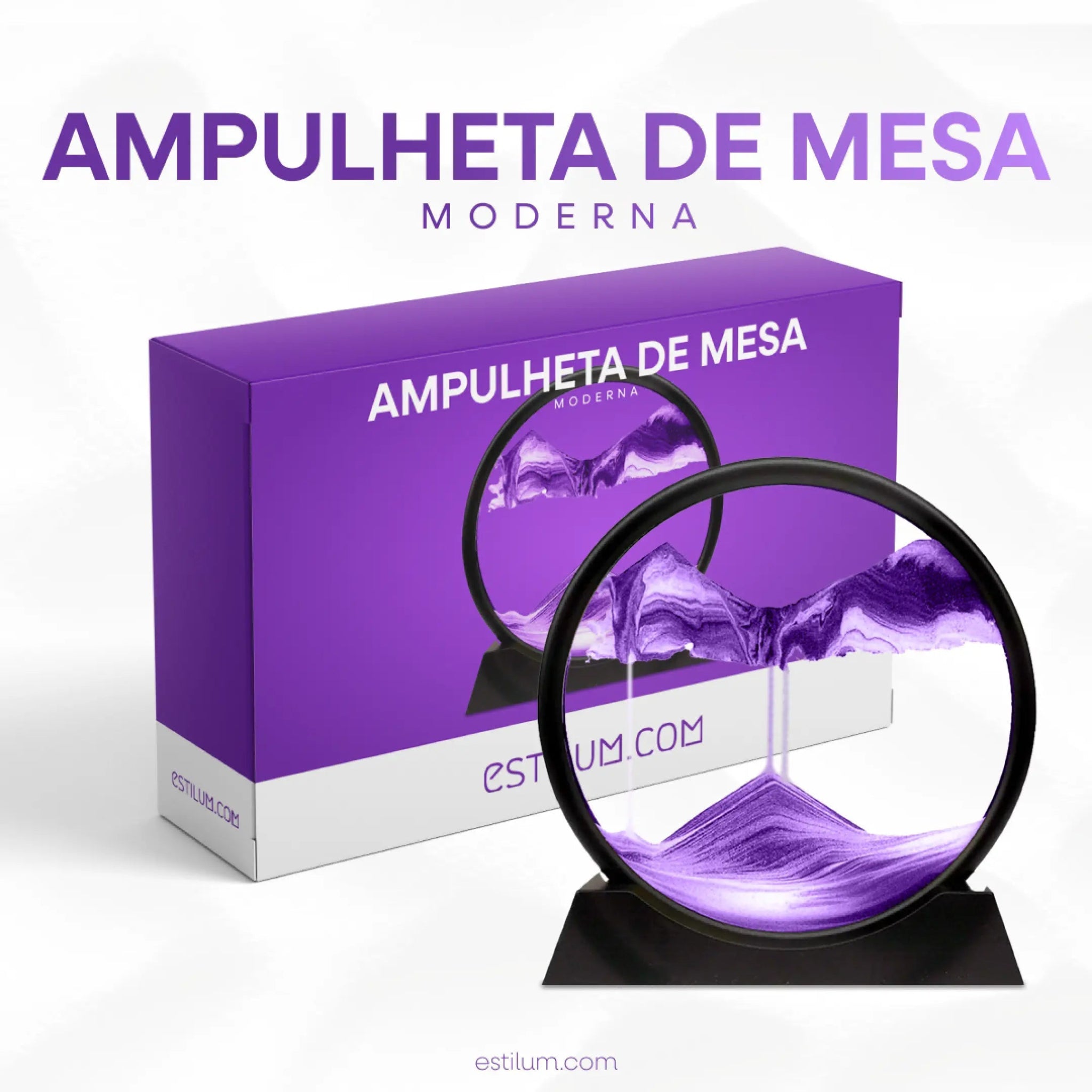 Ampulheta de Mesa Moderna - Direct Ofertas