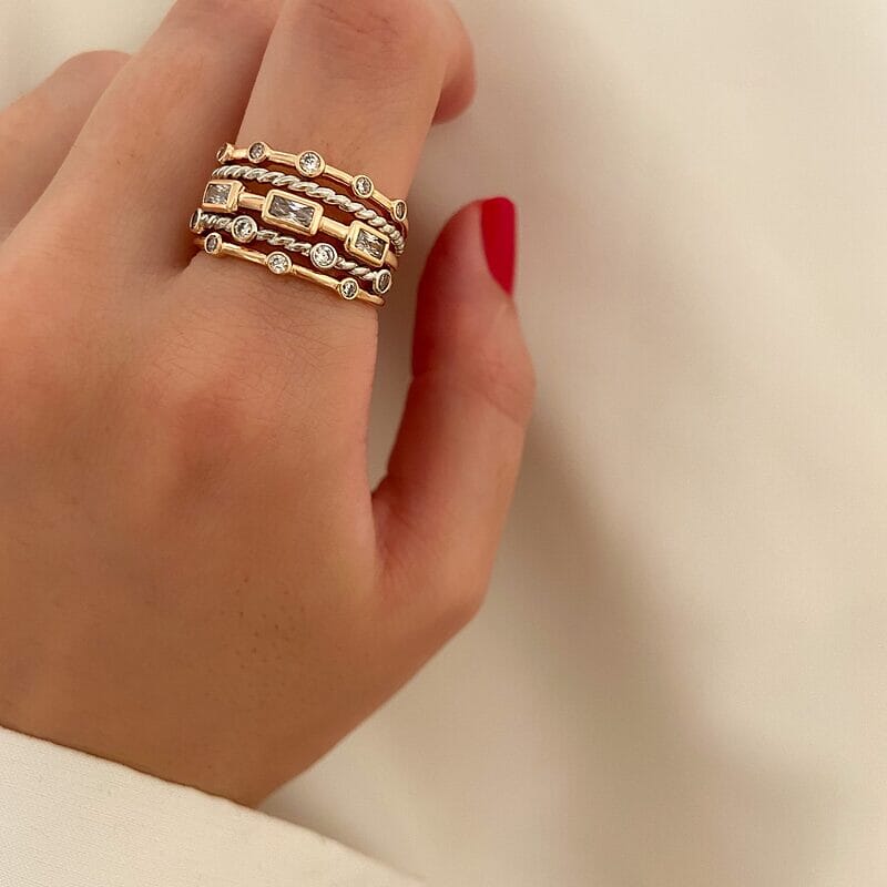 Anel Savana Banhado a Ouro 18K - Direct Ofertas