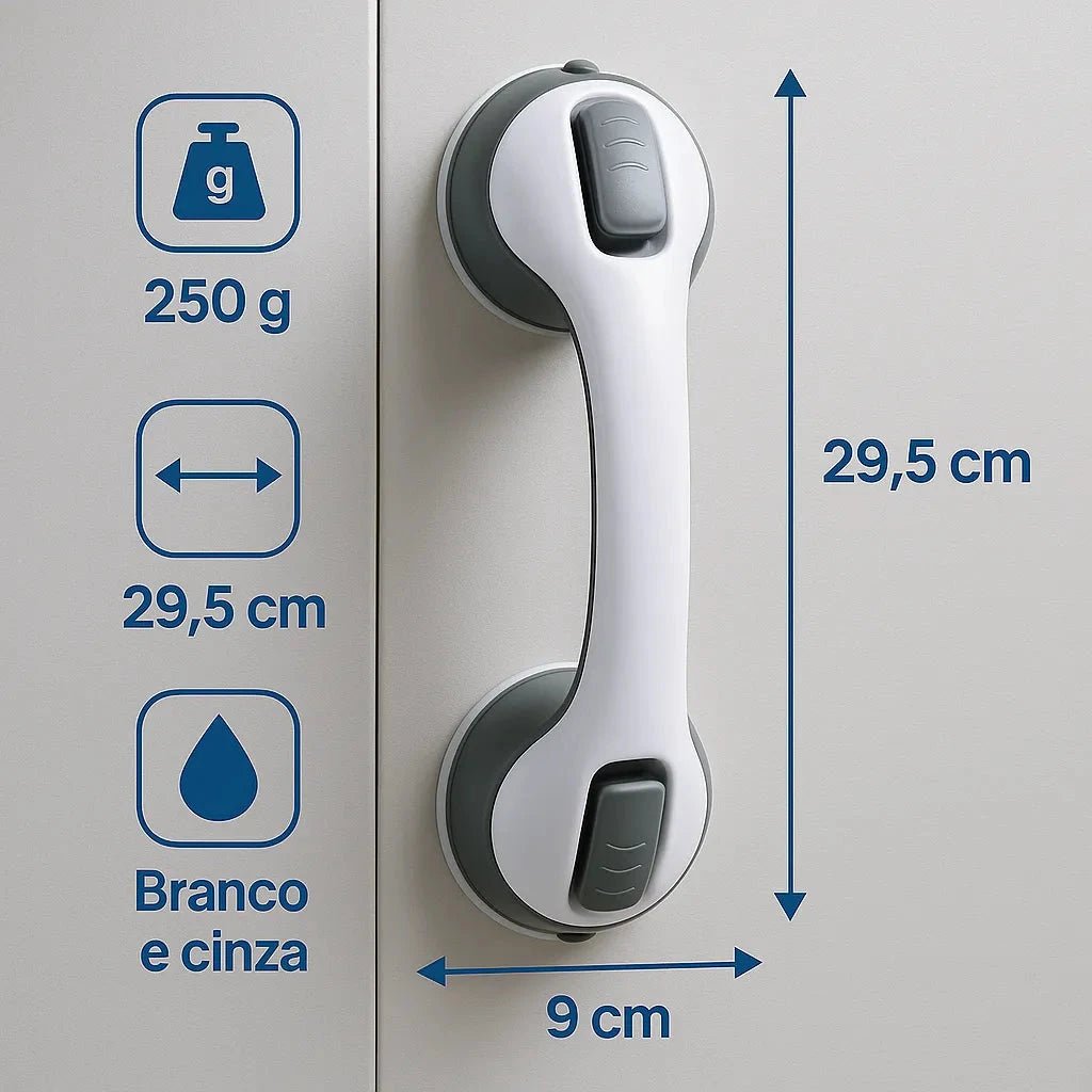 Barra de Apoio Portátil para Banheiro - SafeGrip - Direct Ofertas