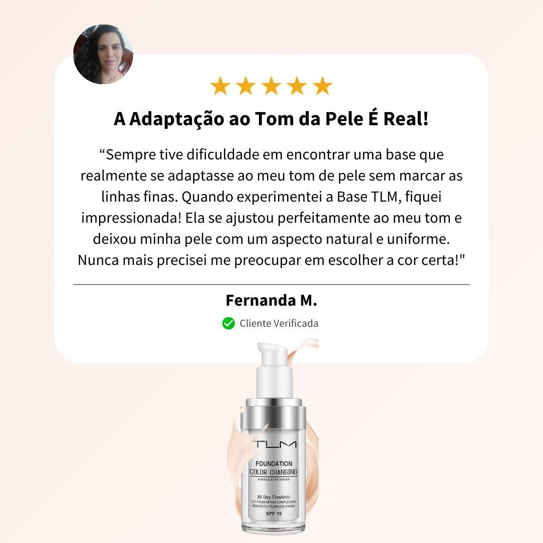 Base TLM 4 em 1 | Cobertura Perfeita e Ajuste Personalizado ao Seu Tom - Direct Ofertas