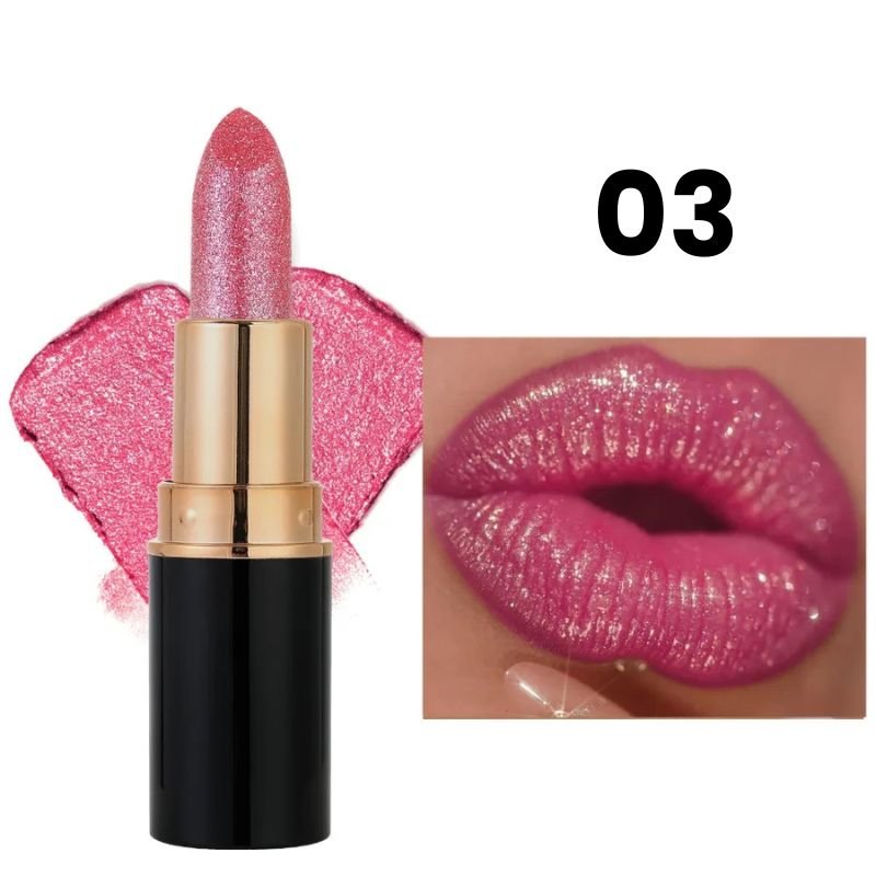 Batom Cintilante com Glitter Hidratante à Prova d'Água Vapor One - Direct Ofertas