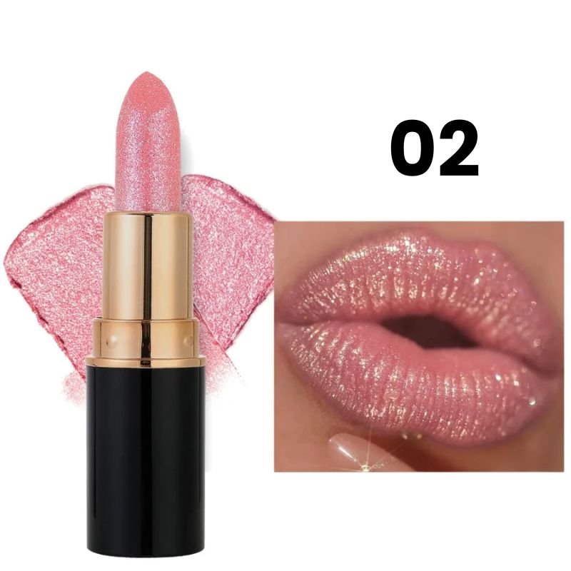 Batom Cintilante com Glitter Hidratante à Prova d'Água Vapor One - Direct Ofertas