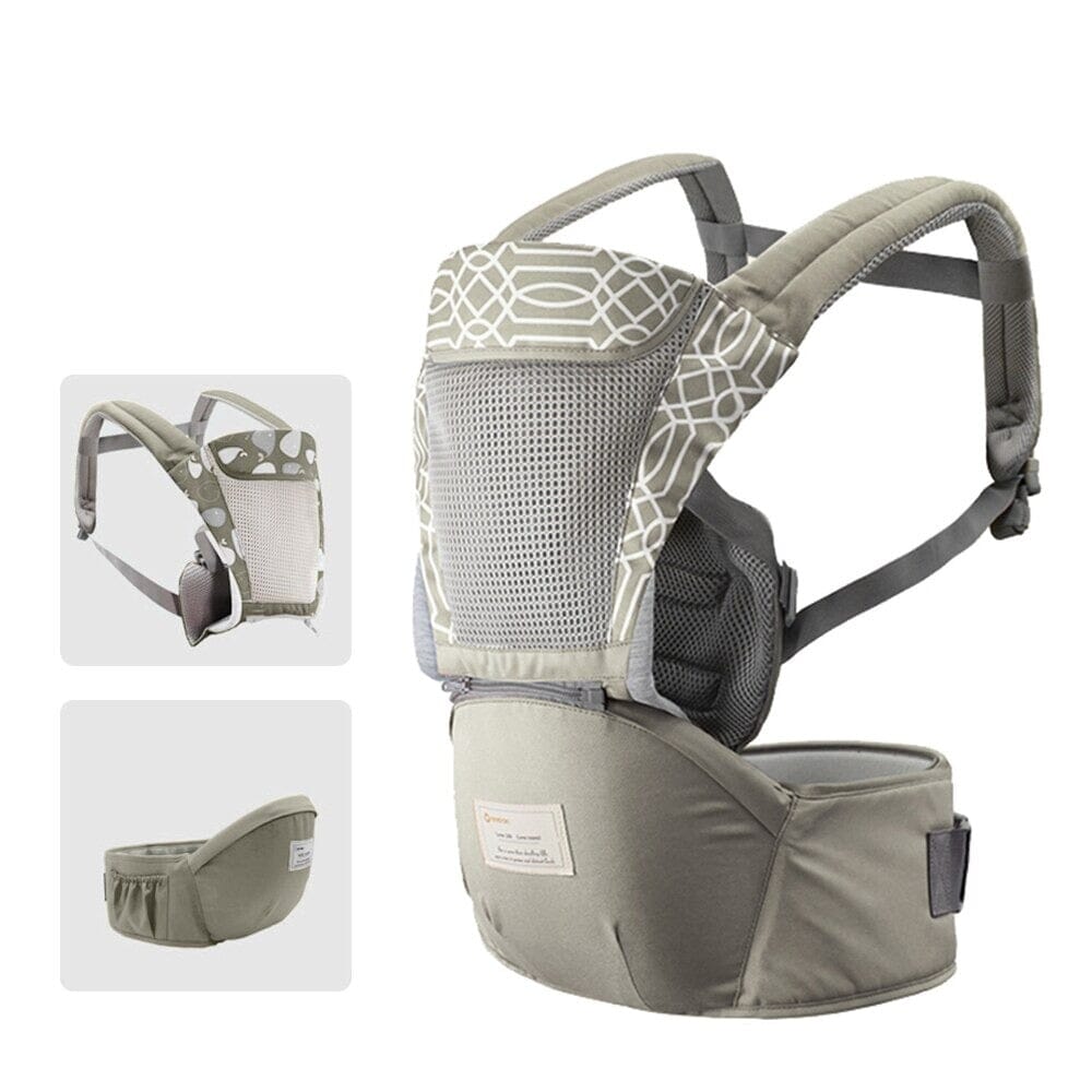 Bolsa Suporte Para Bebê Bolsa Suporte Para Bebê P13 Direct Ofertas Cinza 