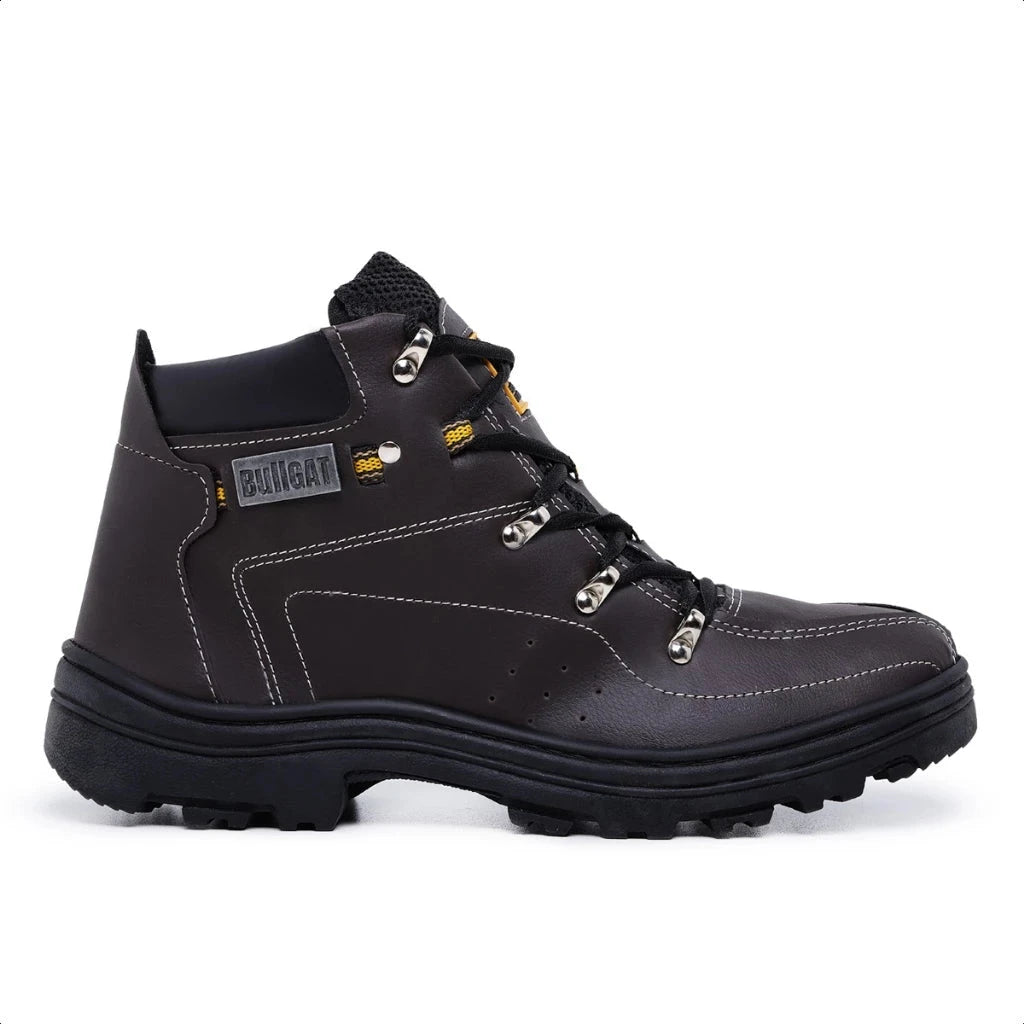 Bota Coturno Bullgat Cano Médio Bota Coturno Bullgat PS1 Direct Ofertas Marrom Café 38 