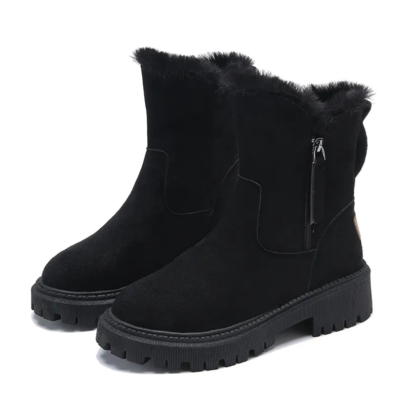 Bota Feminina Camurça Conforto - Direct Ofertas