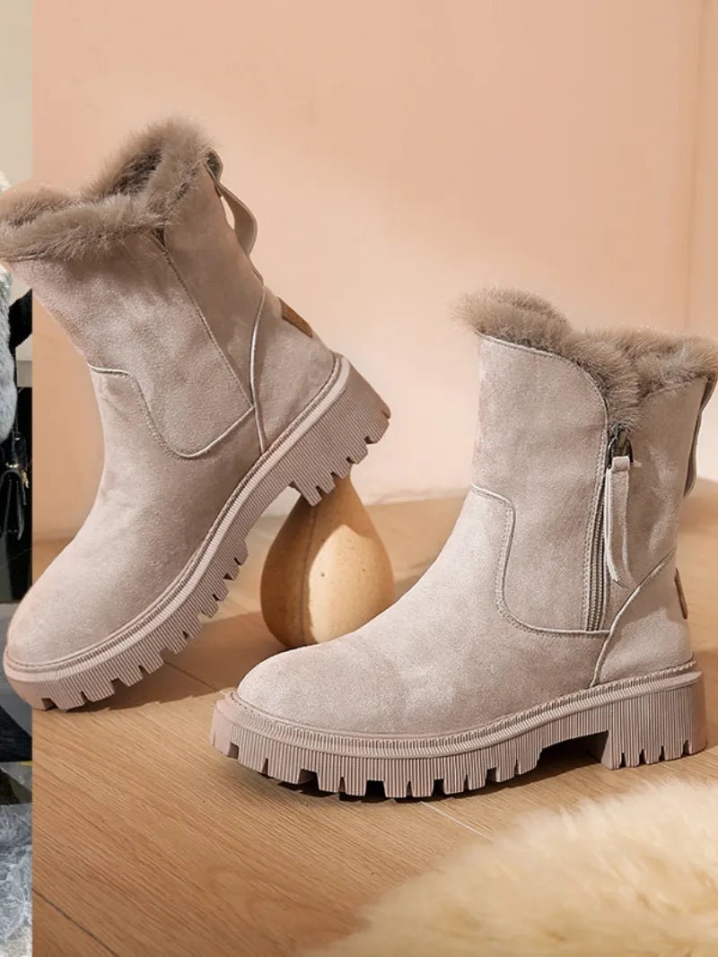 Bota Feminina Camurça Conforto - Direct Ofertas
