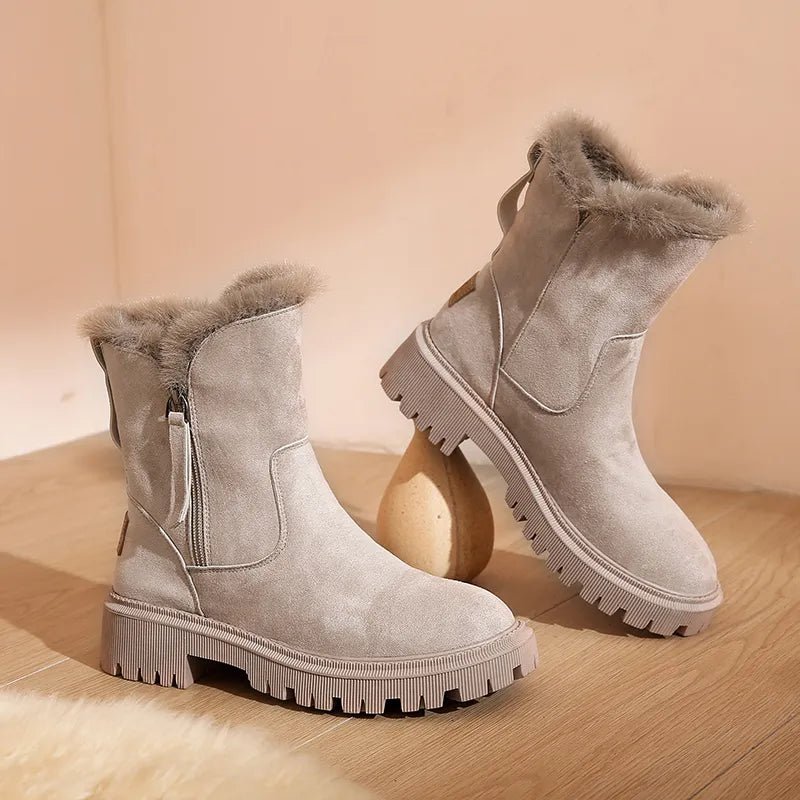 Bota Feminina Camurça Conforto - Direct Ofertas