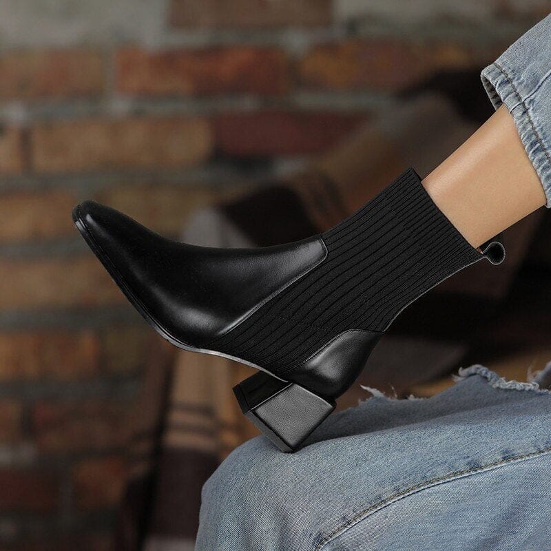 Bota Texana Feminina Cano Curto com Malha Dallas Western - Direct Ofertas