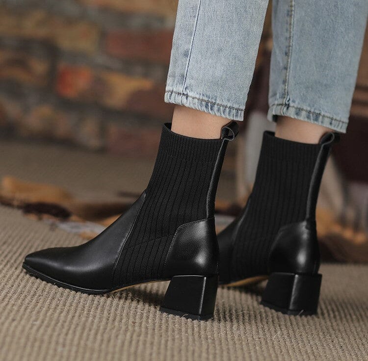 Bota Texana Feminina Cano Curto com Malha Dallas Western - Direct Ofertas