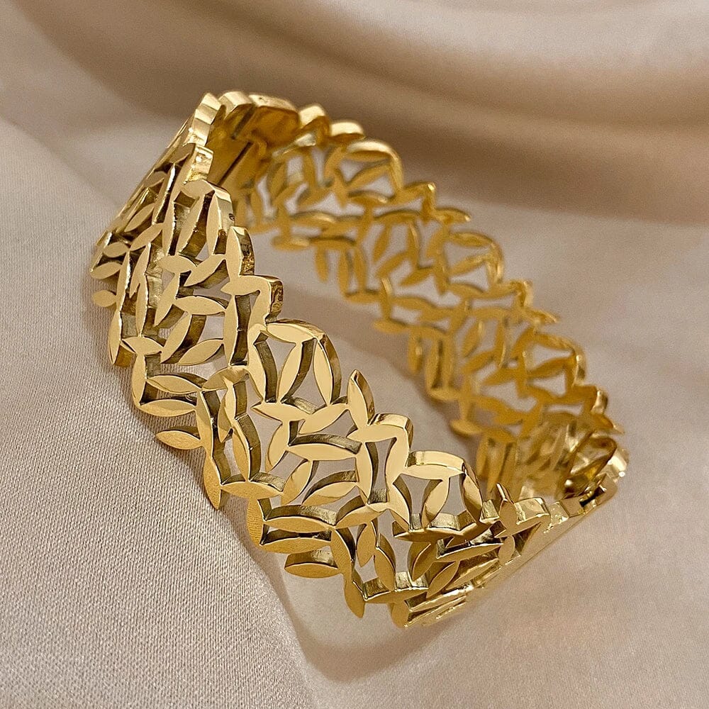 Bracelete Feminino Folhas - Direct Ofertas