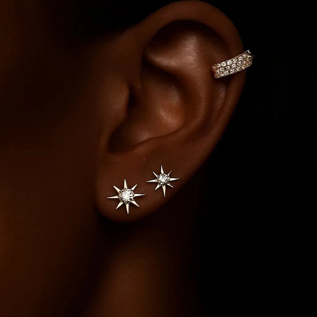 Brinco Ear Cuff Estelar Brinco Ear Cuff Estelar PJOIAS Direct Ofertas 