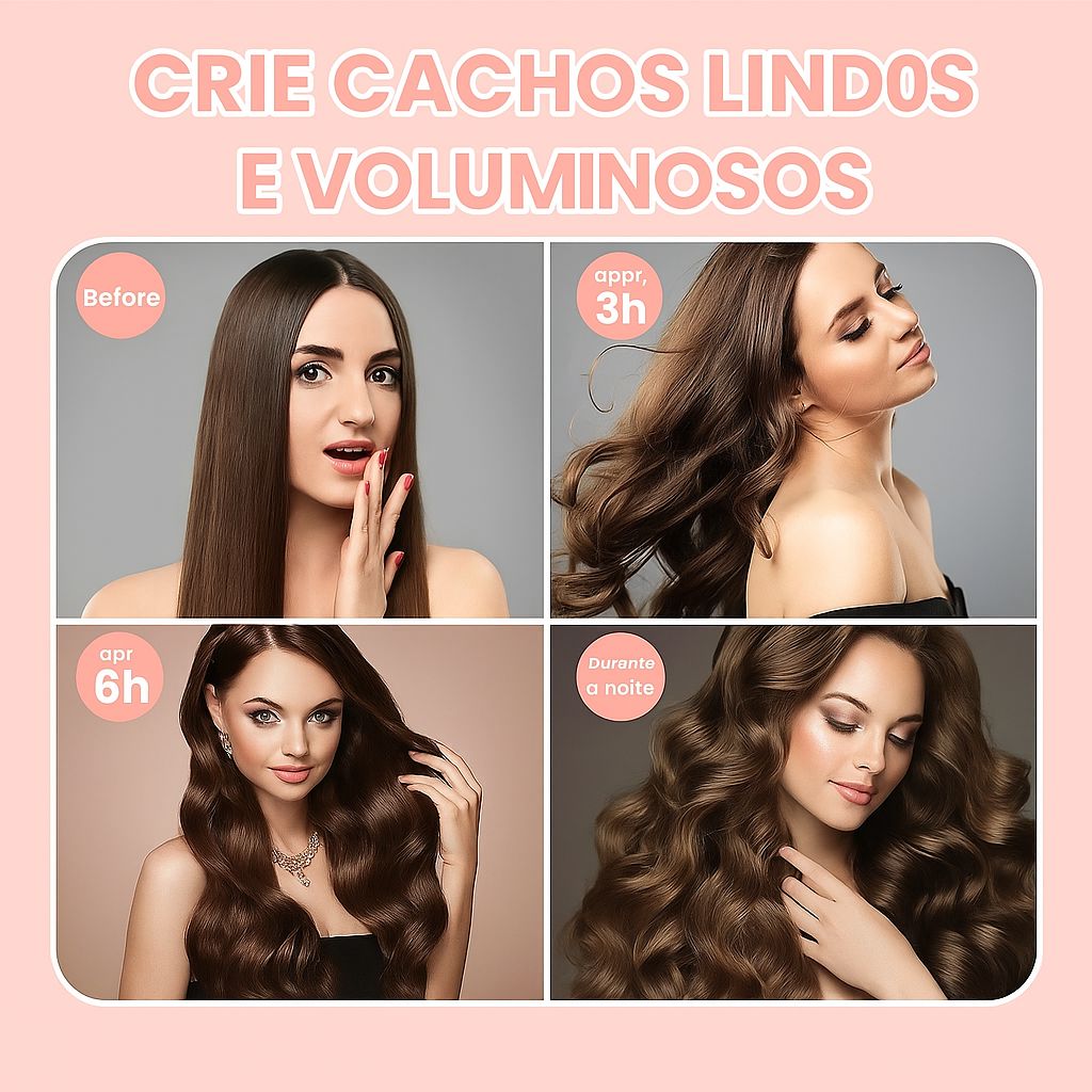 Cachos dos Sonhos™ – Modelador Sem Calor - Direct Ofertas