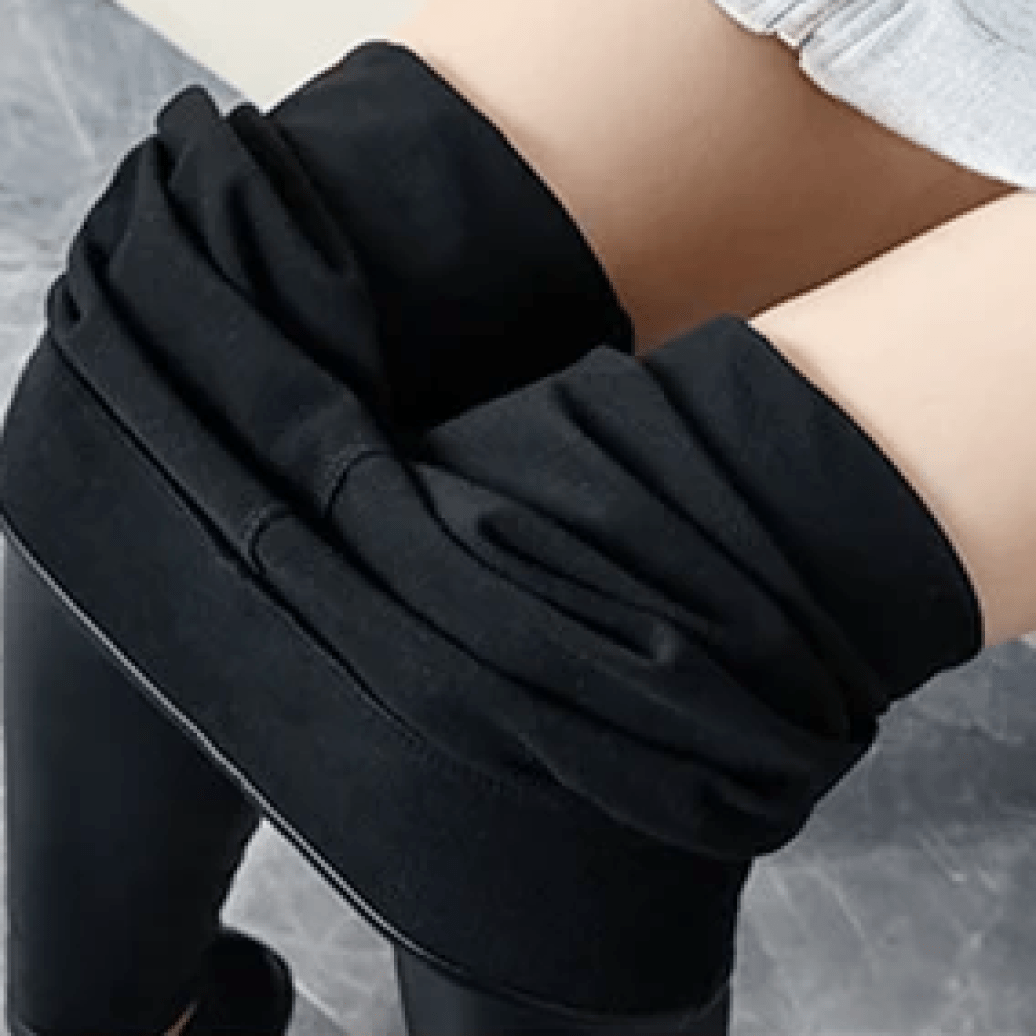Calça Legging de Couro Aveludada - Fashion Leg - Compre 1 Leve 2 - Direct Ofertas