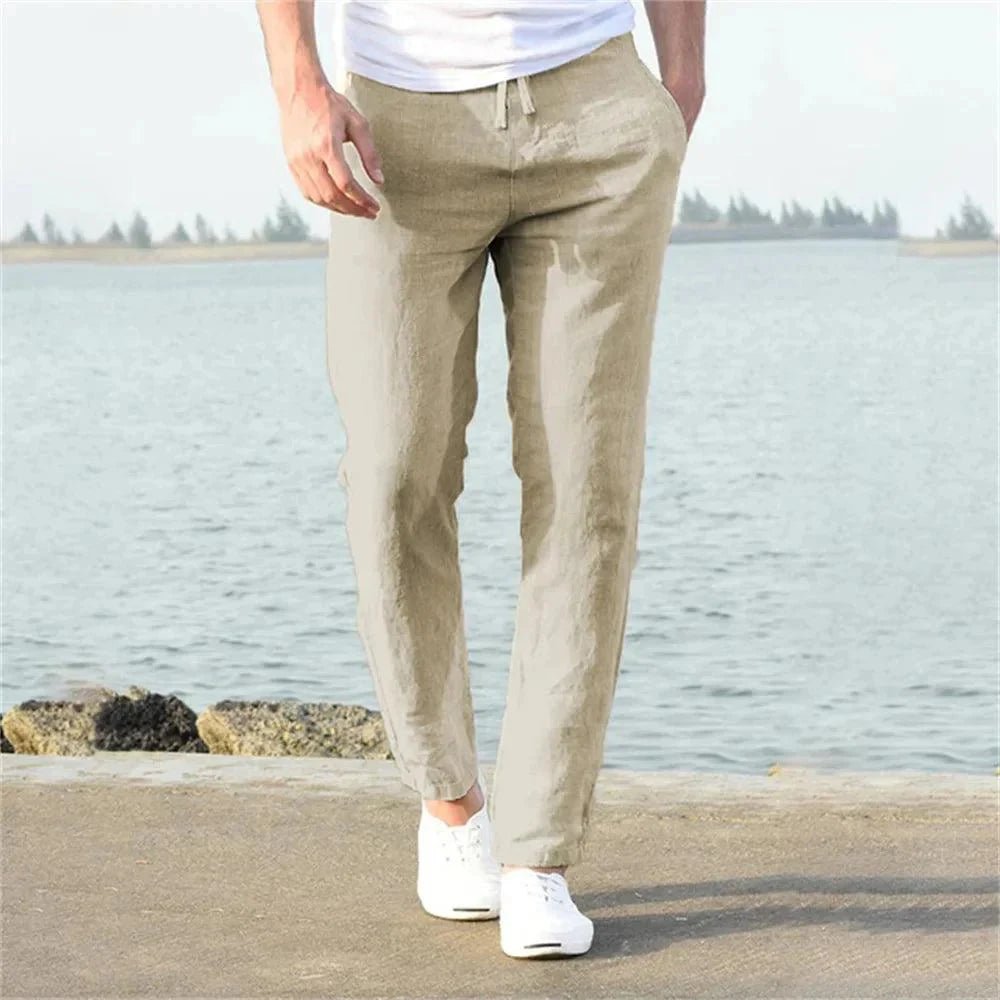 Calça Masculina Moretti Leone em Linho Premium - Direct Ofertas
