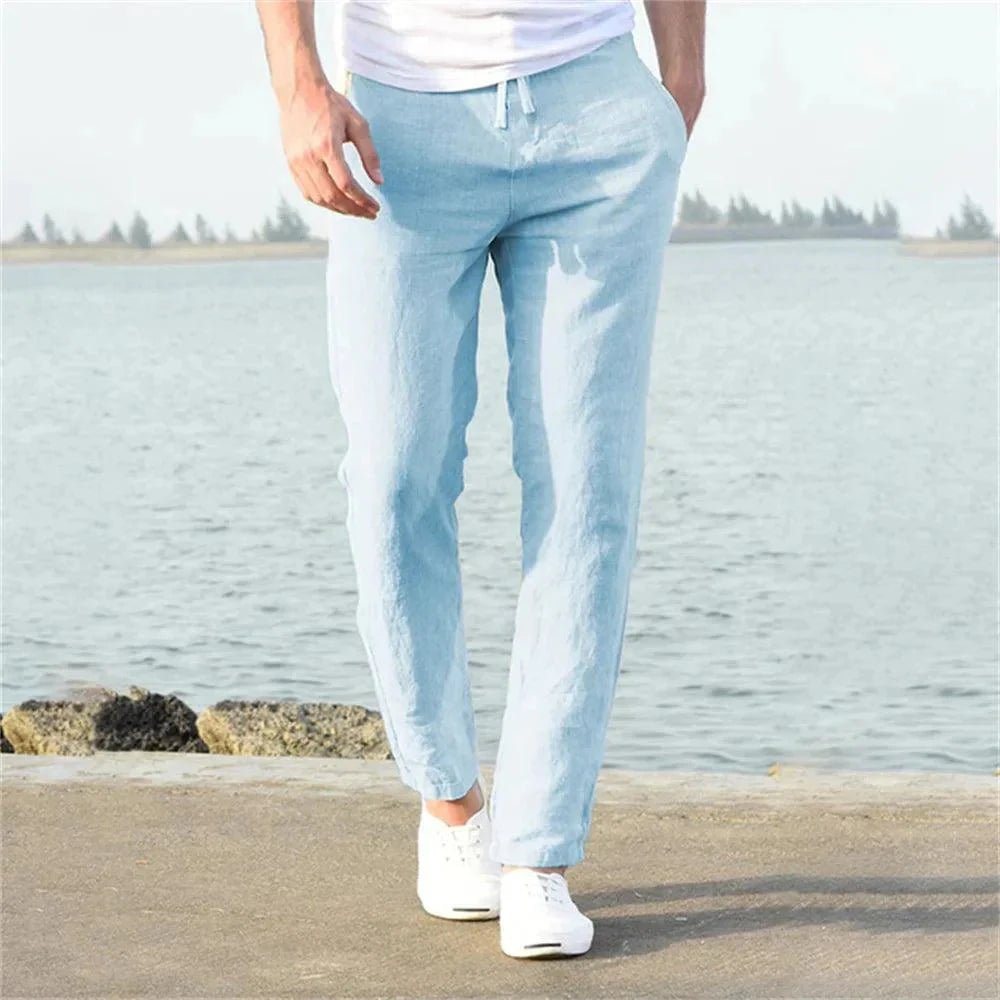 Calça Masculina Moretti Leone em Linho Premium - Direct Ofertas