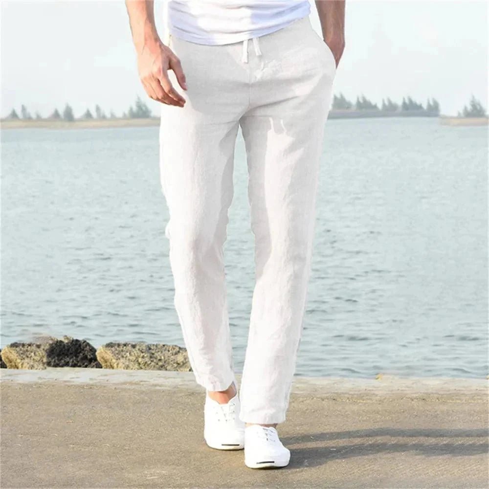Calça Masculina Moretti Leone em Linho Premium - Direct Ofertas