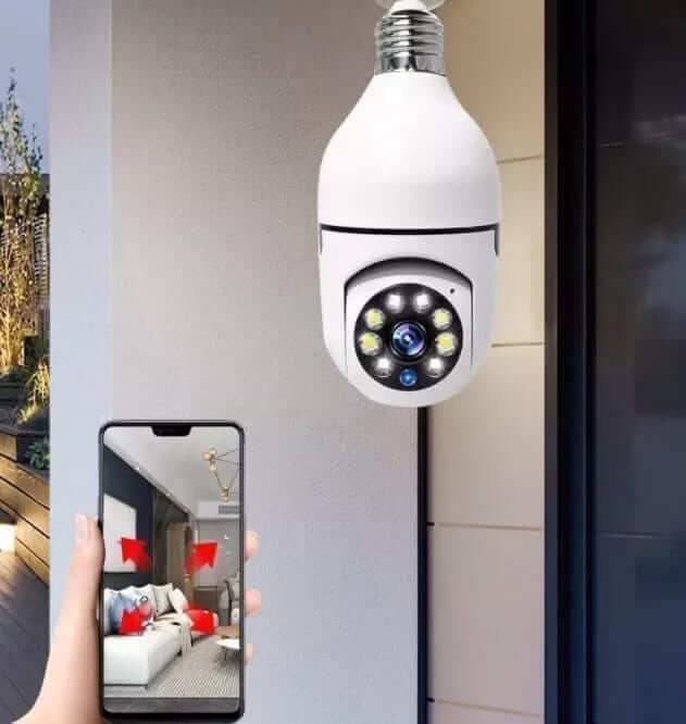 Câmera de Segurança Full HD Wi - Fi Inteligente 360 - Direct Ofertas