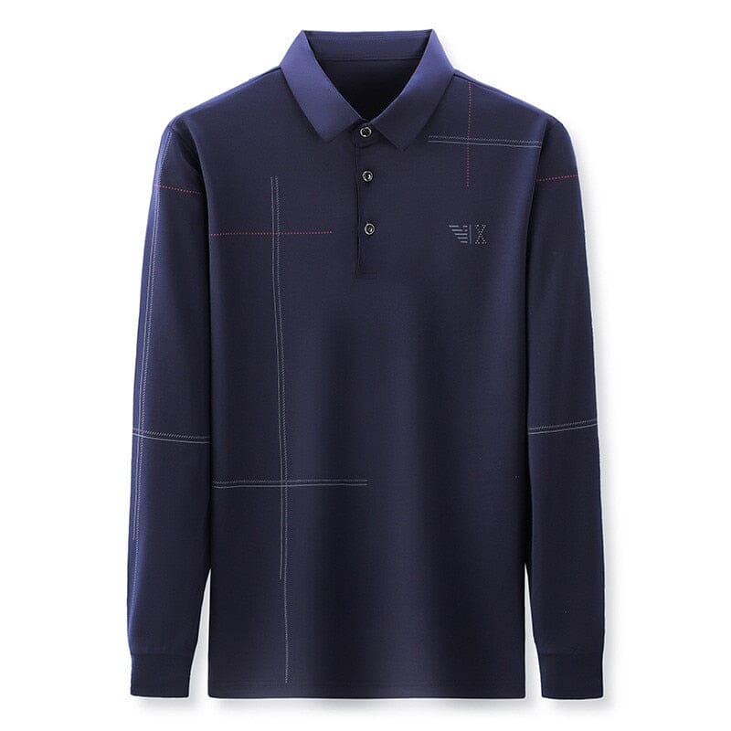 Camisa Comprida Polo Autum Com Manga E Gola Design Único Original - Direct Ofertas