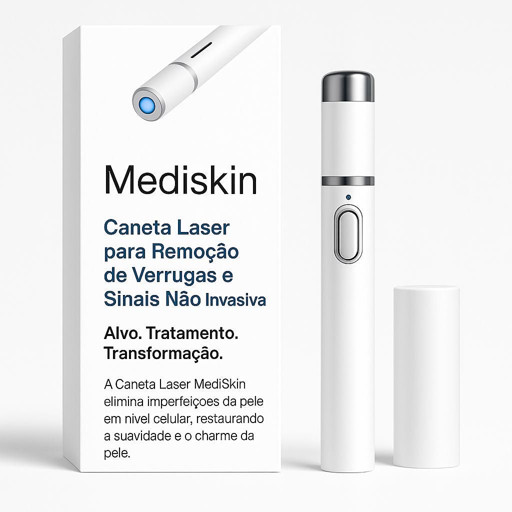 Caneta Laser MediSkin™ – Remove Manchas, Verrugas e Sinais Sem Dor - Direct Ofertas