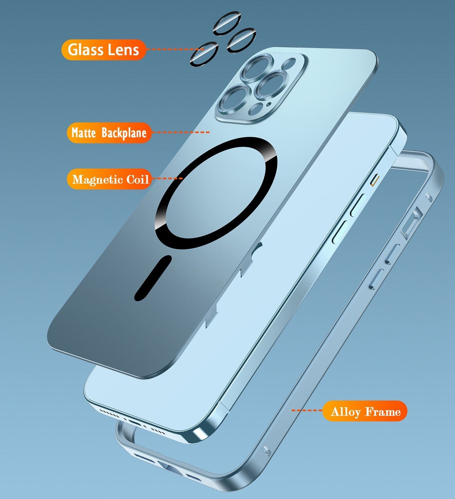 Capa Luxo Full Metal Iphone - Direct Ofertas