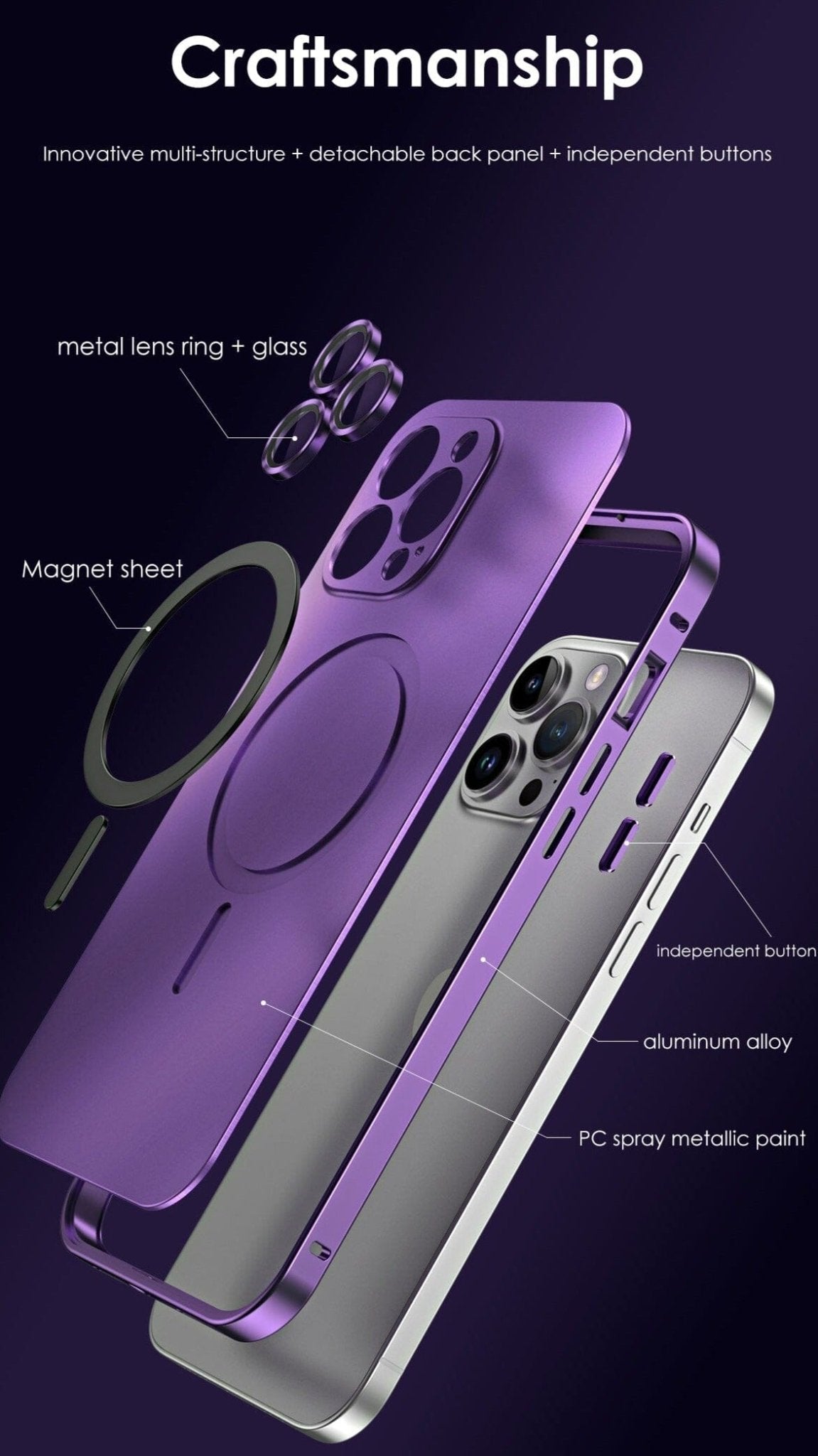 Capa Luxo Full Metal Iphone - Direct Ofertas