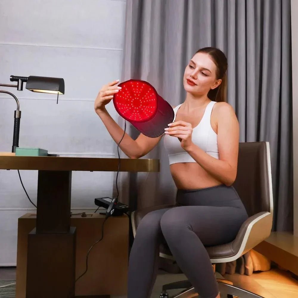 CAPILUS MAX™ Boné de LED Terapia Capilar Anti Queda - Direct Ofertas
