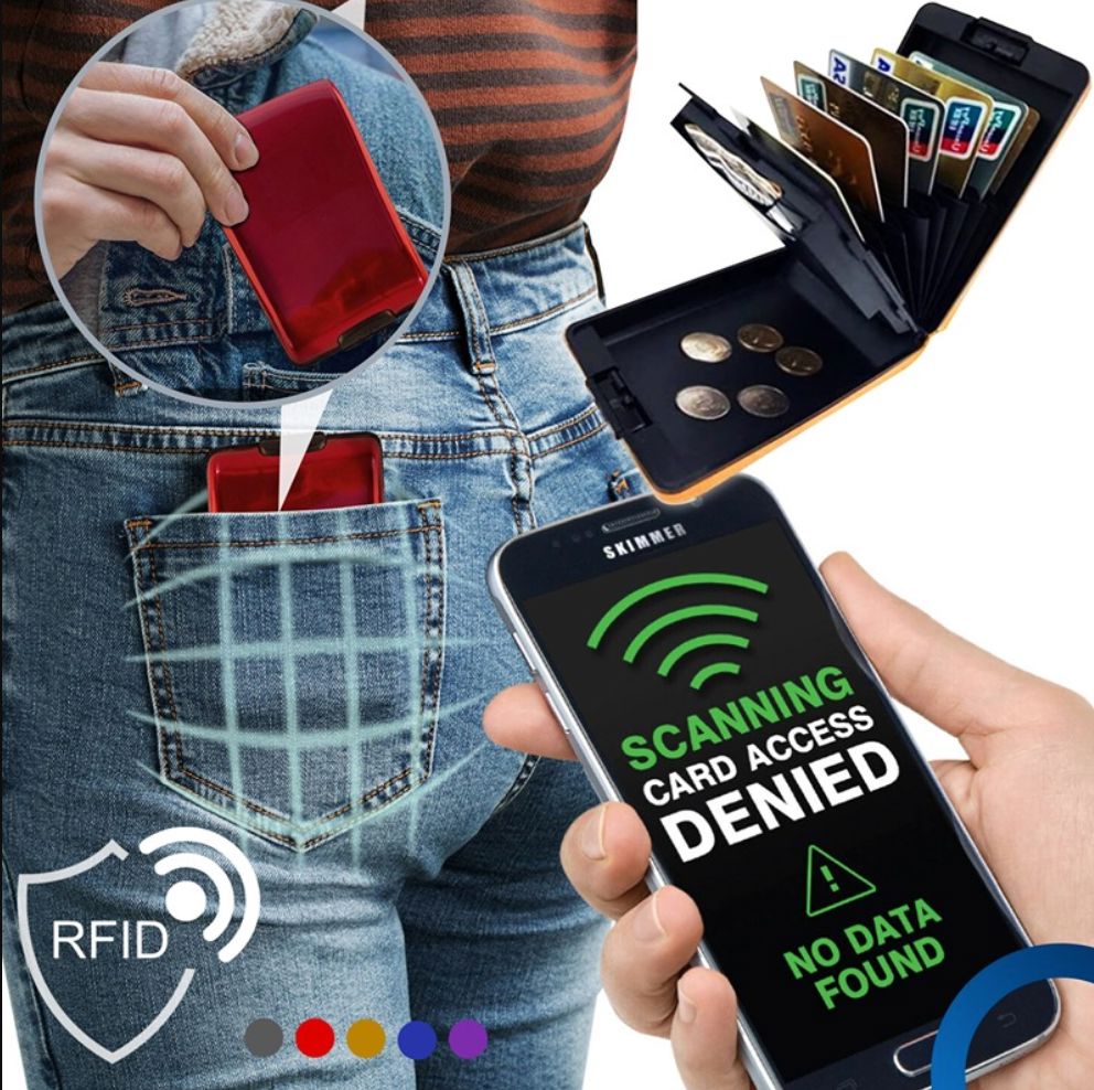 Carteira Antifurto RIFD - Slim Protect Carteira Antifurto RIFD - Slim Protect P13 Direct Ofertas 