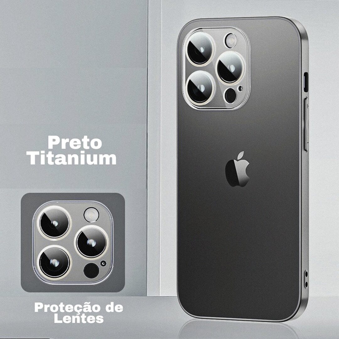Case / Capinha Iphone i Glass (Series 14 ao 16 ProMax) - Direct Ofertas