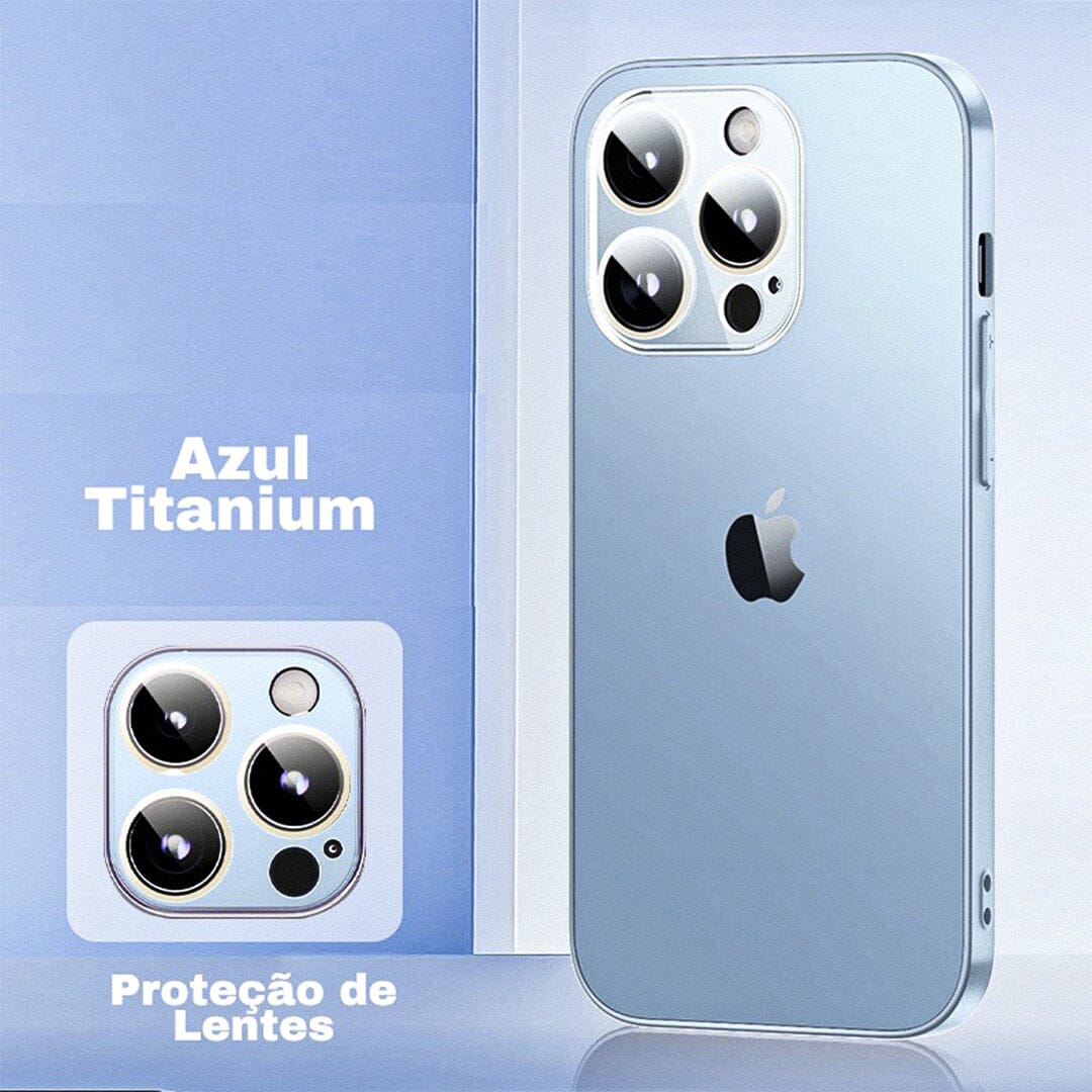 Case / Capinha Iphone i Glass (Series 14 ao 16 ProMax) - Direct Ofertas