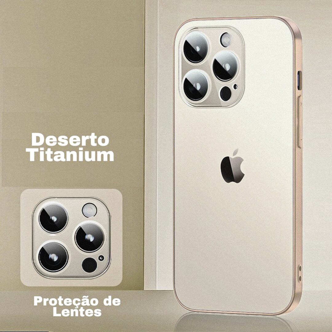 Case / Capinha Iphone i Glass (Series 14 ao 16 ProMax) - Direct Ofertas