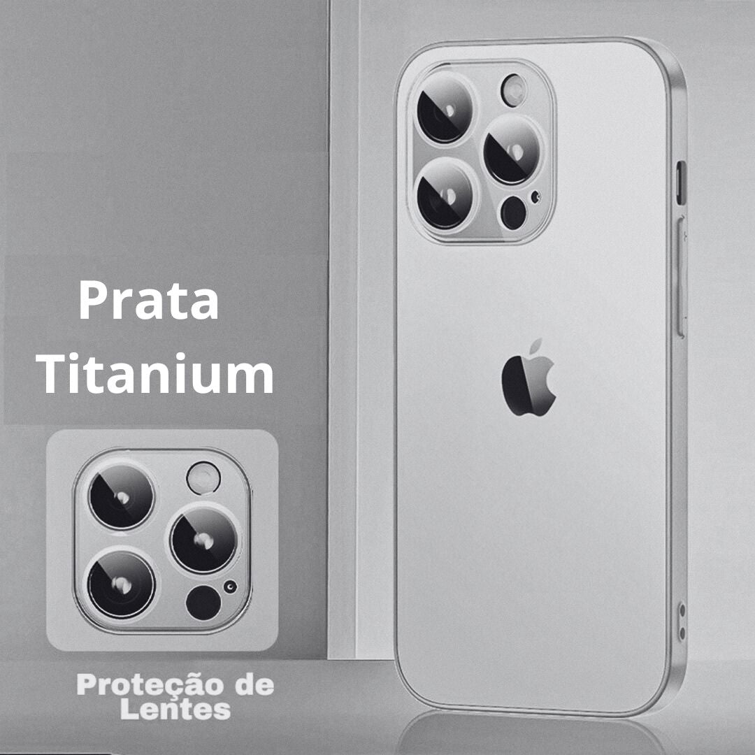 Case / Capinha Iphone i Glass (Series 14 ao 16 ProMax) - Direct Ofertas