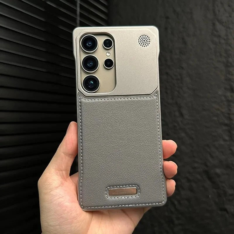 Case Samsung Minimalista em Couro Anti Impacto Case Samsung Minimalista em Couro P14 Direct Ofertas 