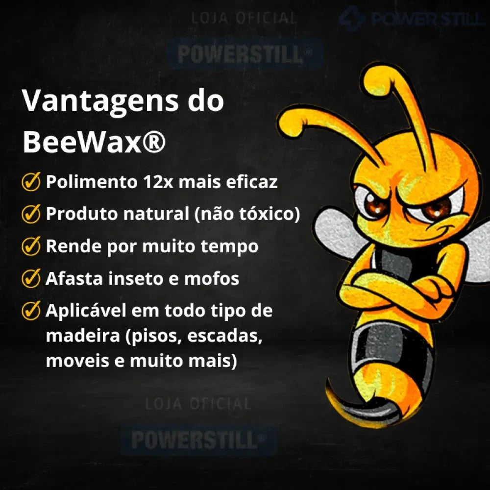 Cera de Mel para Polimento de Madeiras e Combate de Cupins + BRINDE Cera de Mel para Polimento de Madeiras P6 Direct Ofertas 