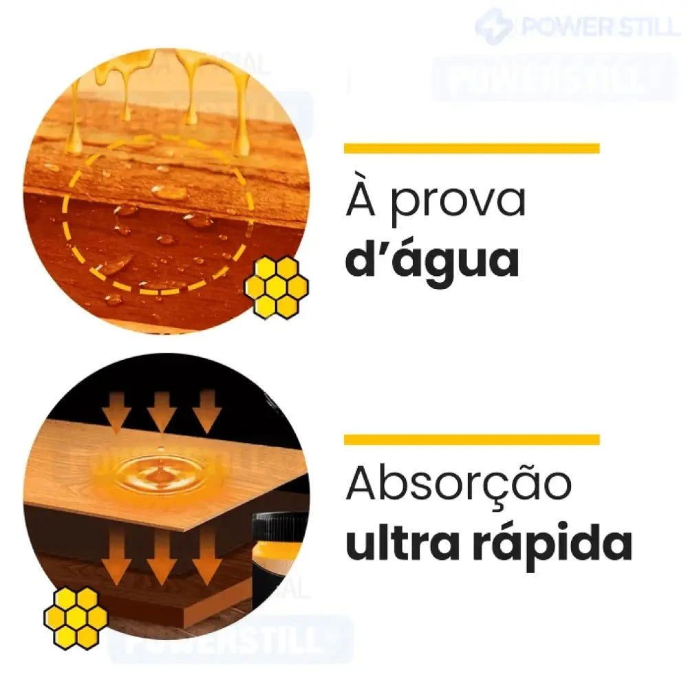 Cera de Mel para Polimento de Madeiras e Combate de Cupins + BRINDE Cera de Mel para Polimento de Madeiras P6 Direct Ofertas 