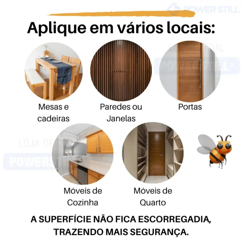 Cera de Mel para Polimento de Madeiras e Combate de Cupins + BRINDE Cera de Mel para Polimento de Madeiras P6 Direct Ofertas 