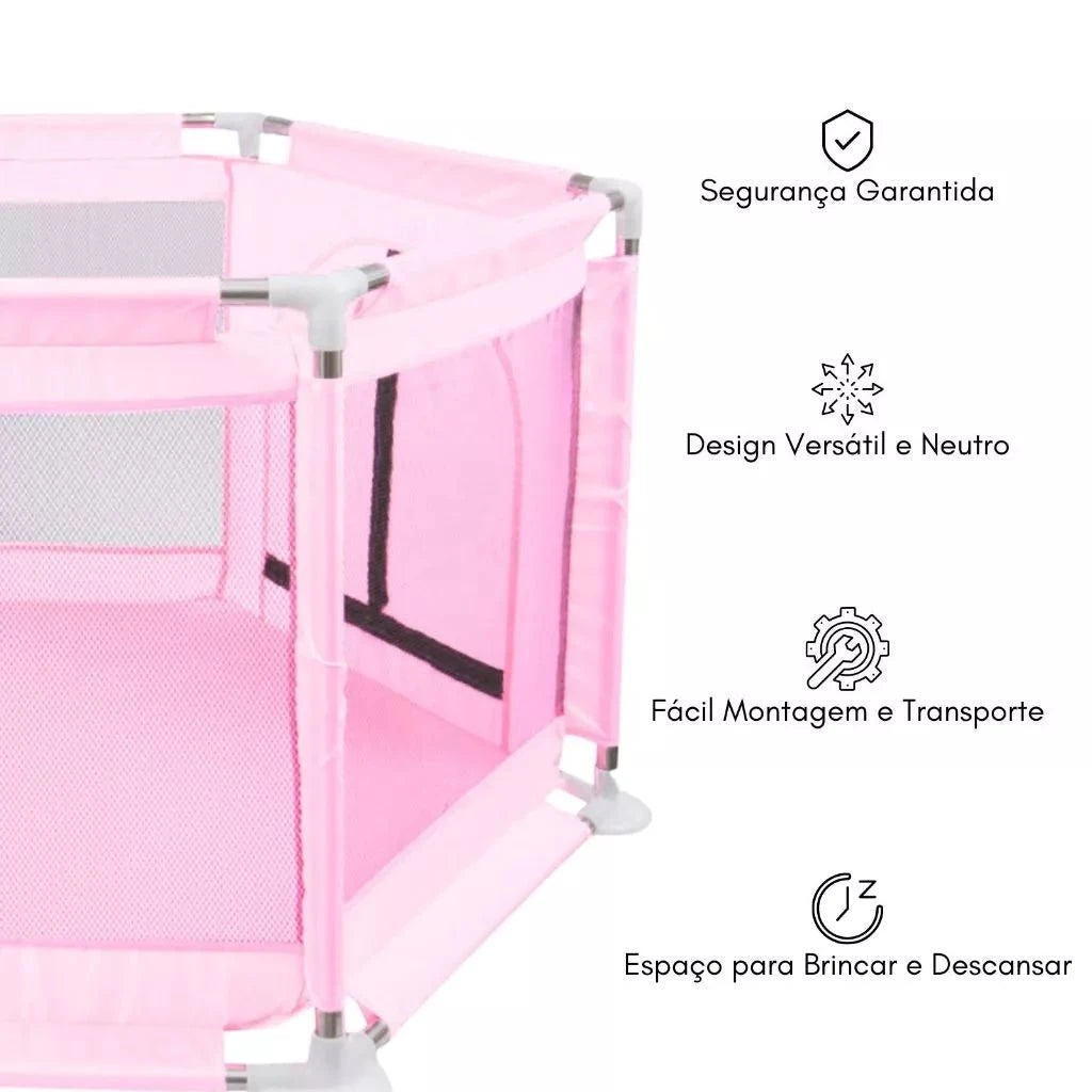 Cercadinho Portátil Infantil Cercadinho Portátil Infantil PS1 Direct Ofertas 