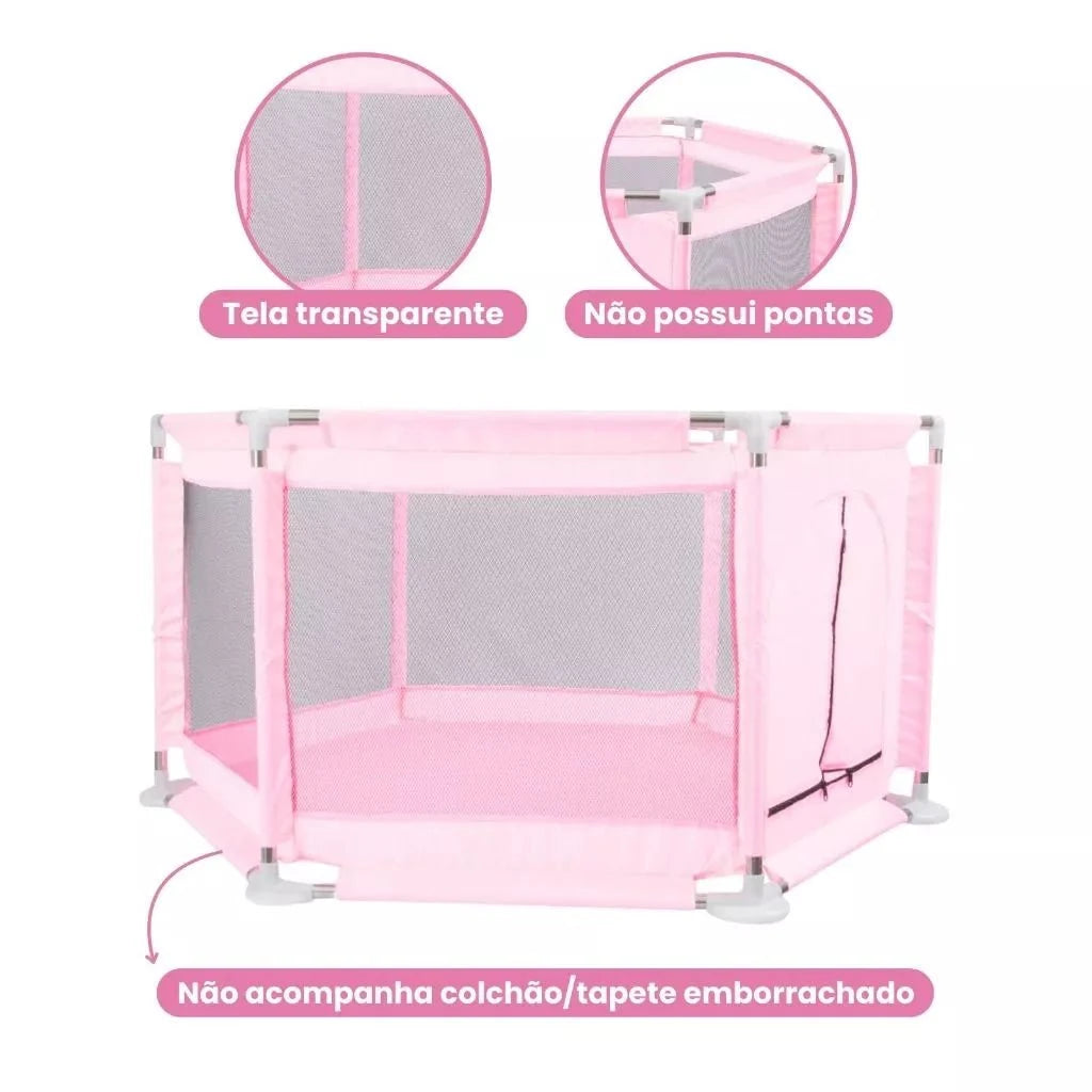Cercadinho Portátil Infantil Cercadinho Portátil Infantil PS1 Direct Ofertas 