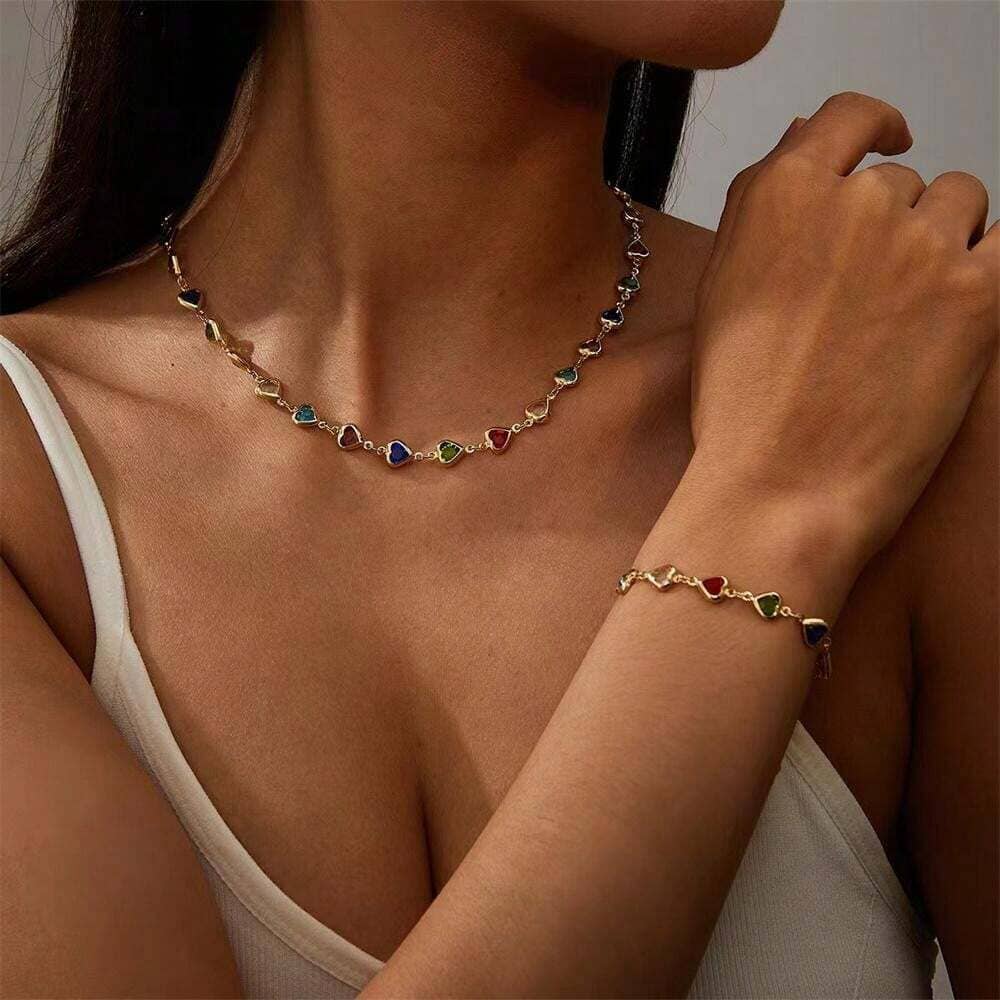 Choker & Pulseira Veneziana Choker & Pulseira Veneziana PJOIAS Direct Ofertas Ouro 