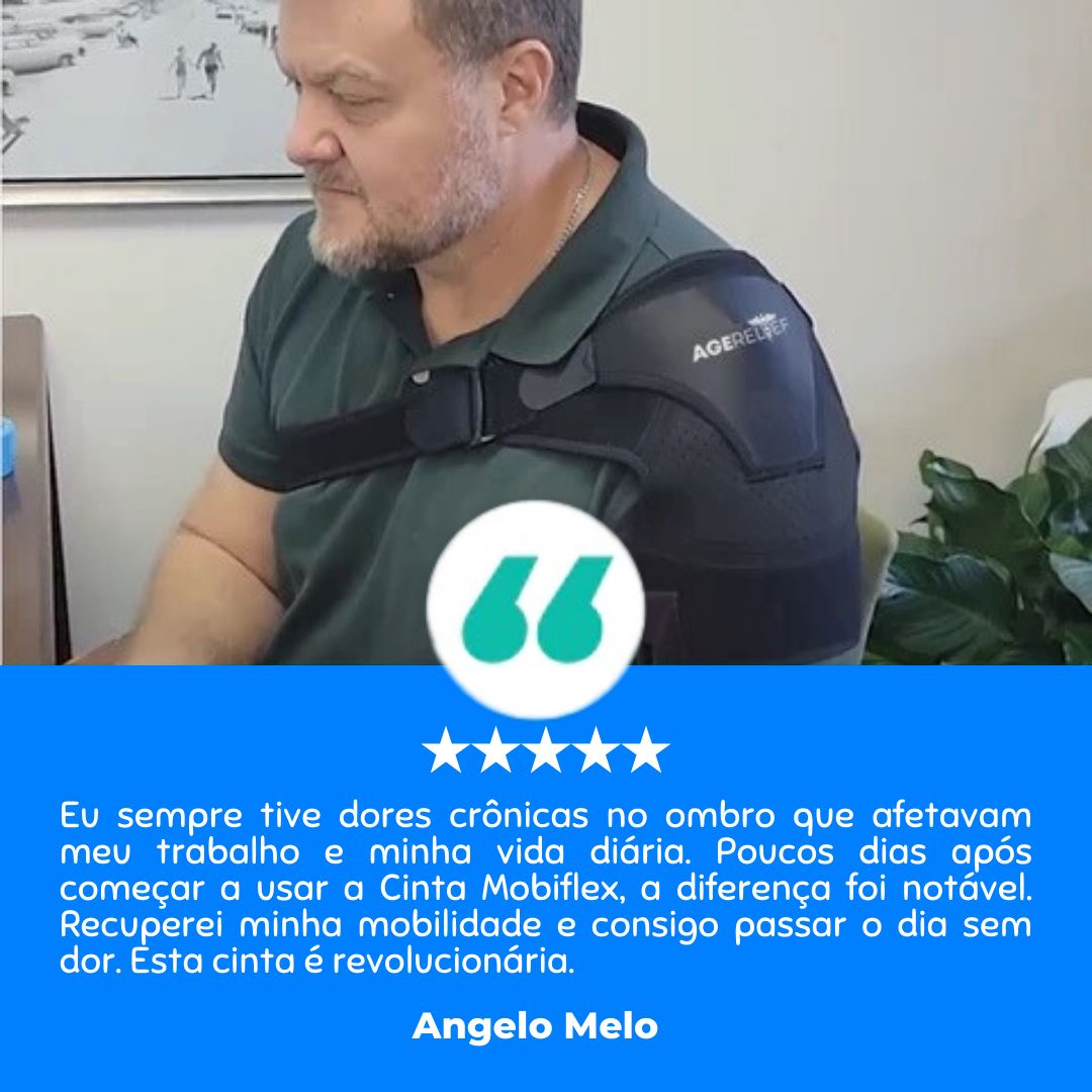 Cinta de Compressão Para Ombro - MobiFlex™ - Direct Ofertas