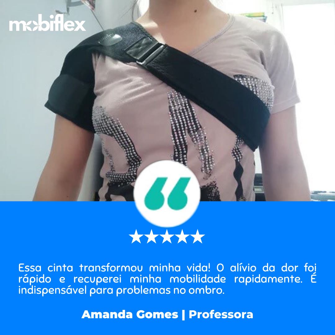 Cinta de Compressão Para Ombro - MobiFlex™ - Direct Ofertas