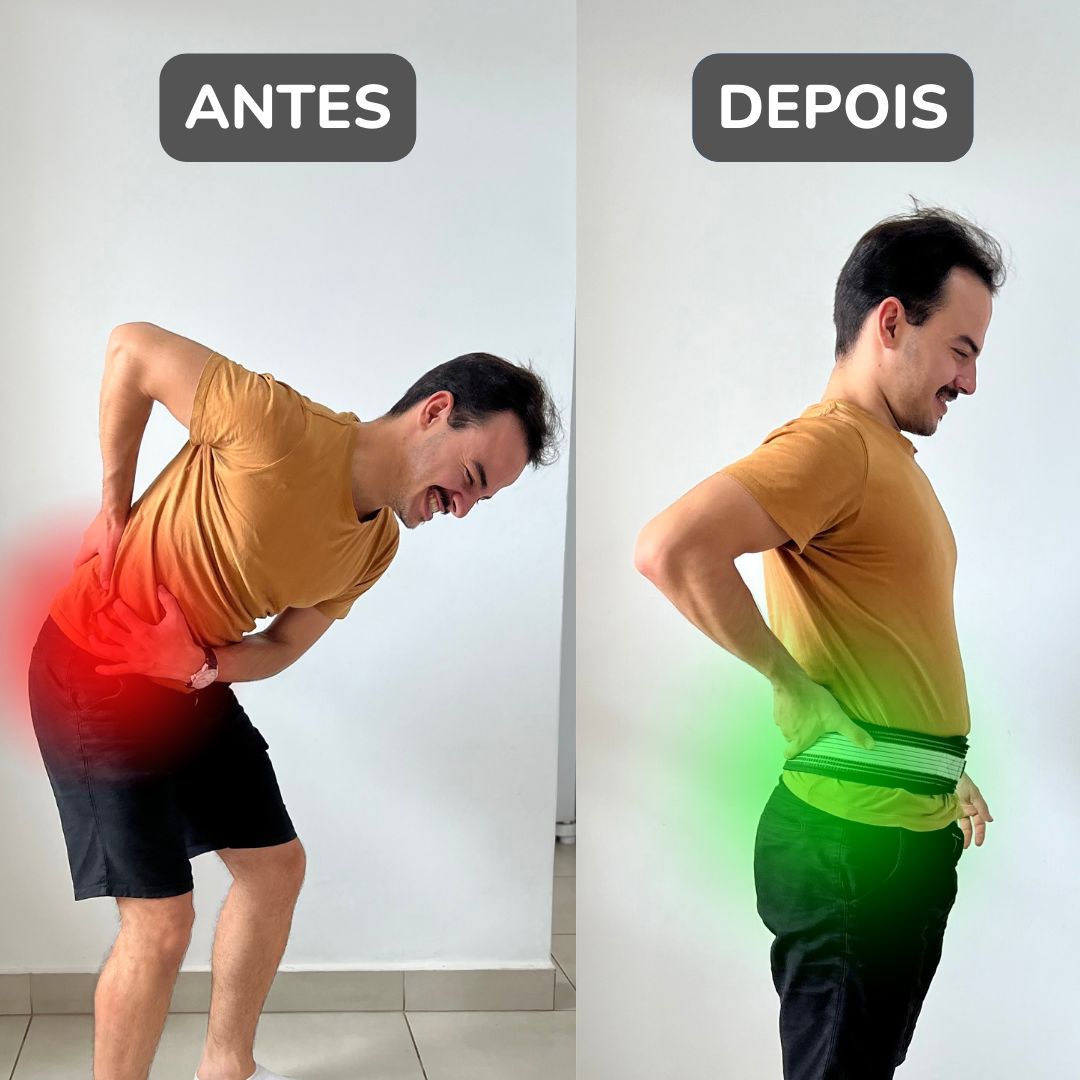 Cinto para dor nas costas - Lumbofit - Direct Ofertas