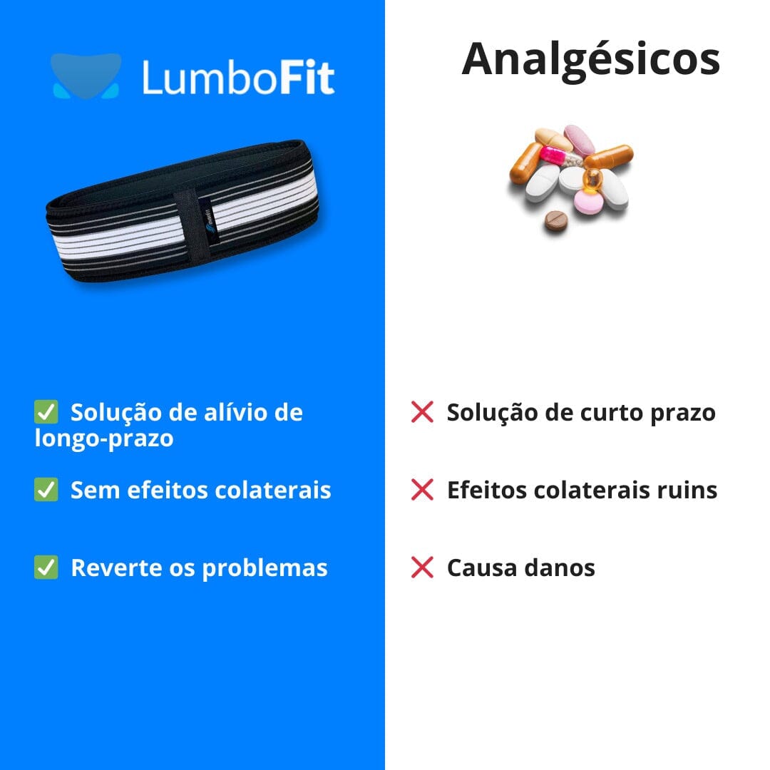 Cinto para dor nas costas - Lumbofit - Direct Ofertas