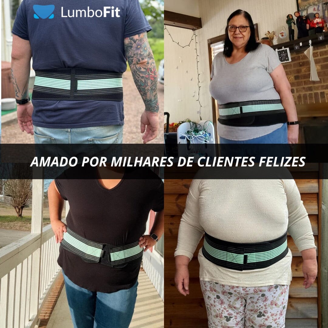 Cinto para dor nas costas - Lumbofit - Direct Ofertas