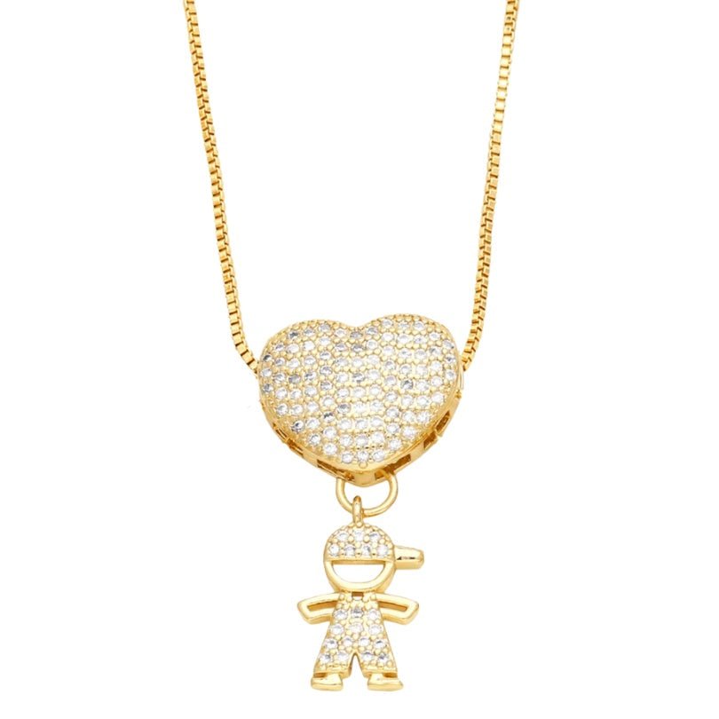 Colar Amor de Mãe Banhado a Ouro 18k - Direct Ofertas