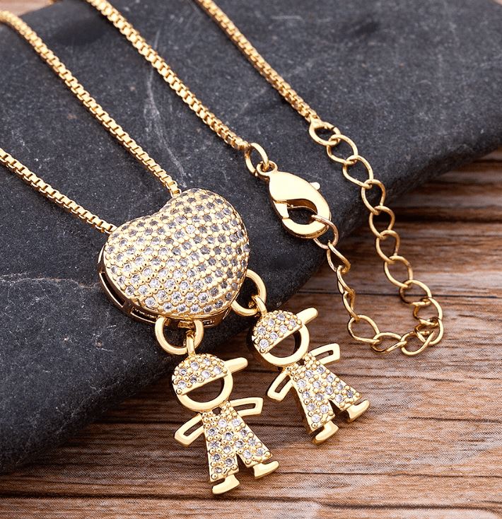 Colar Amor de Mãe Banhado a Ouro 18k - Direct Ofertas